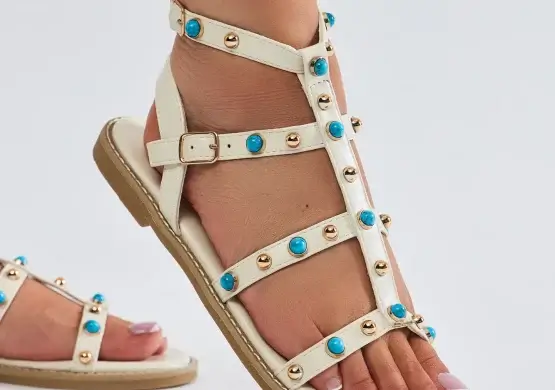 Down Time Studded Sandals