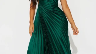 Belle Satin Maxi Dress