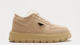 Foster Fur Trim Sneakers