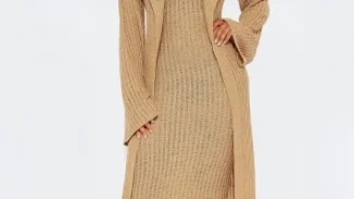 Mia 2 Piece Sweater Midi Dress Set