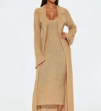 Mia 2 Piece Sweater Midi Dress Set